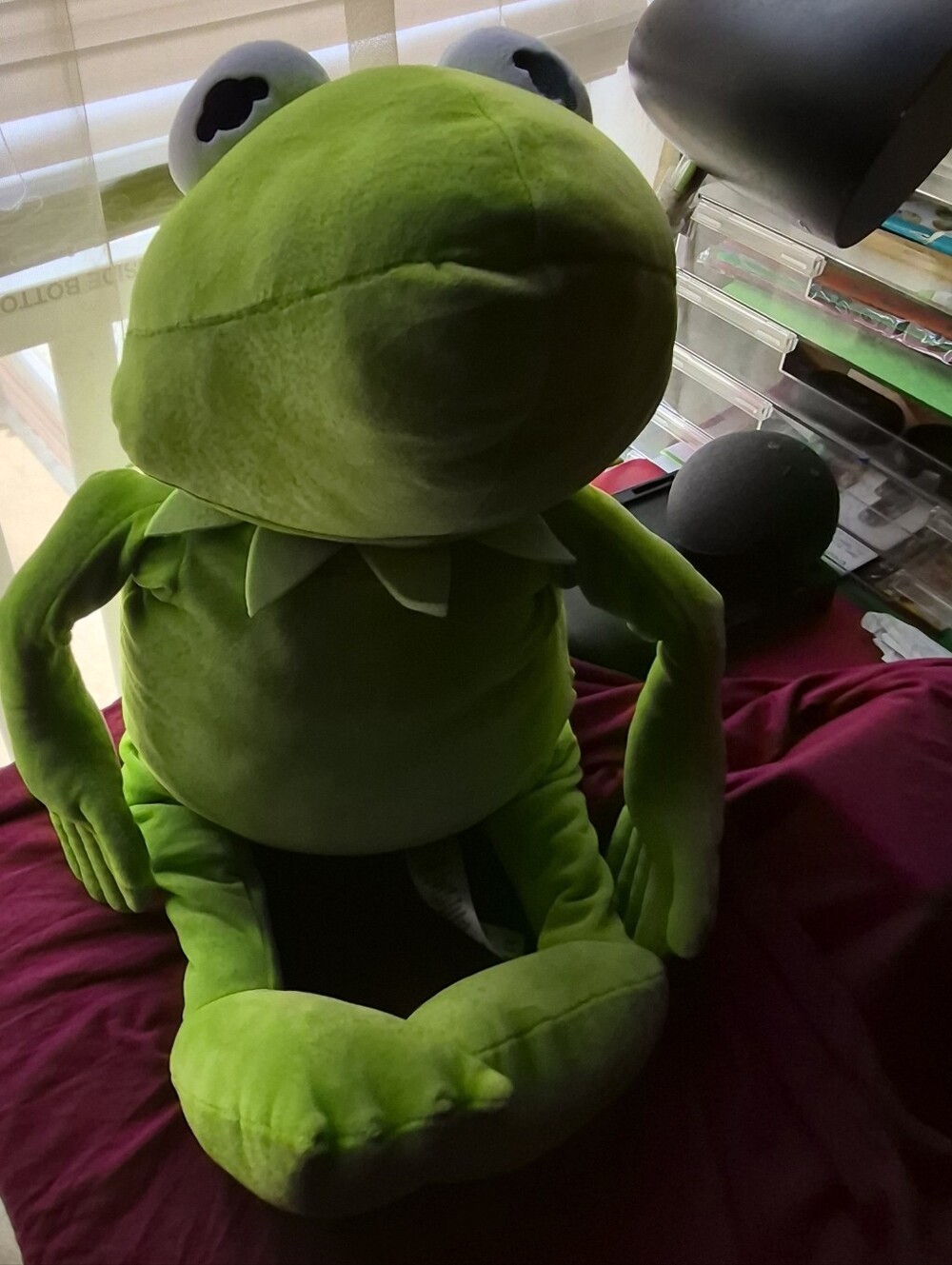 Official Disney Kermit the Frog Cuddleez Large Plush 27” Stuffed Animal